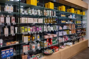 Apotheke_Novale_Innenansicht_Arzneiregal3 © Christian Lins, 2025